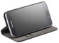 Étui folio en cuir véritable avec range-cartes pour Galaxy S5 - Noir