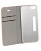 Étui folio en cuir véritable avec range-cartes pour iPhone 5 / 5S - Brun