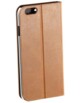Étui folio en cuir véritable avec range-cartes pour iPhone 6 / 6S - Brun