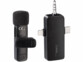 Mini microphone sans fil pour appareils avec connecteur USB-C, lightning et jack 2.5mm