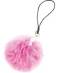 Pendentif Pour Telephone 'Ponpon' Rose