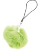 Pendentif Pour Telephone 'Ponpon' Vert