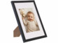 cadre photo A4 en bois et verre acrylique - coloris noir