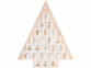 Calendrier de l'Avent réutilisable en bois avec tiroirs sapin