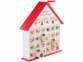 Calendrier de l'Avent avec tiroirs en bois "Maison"