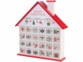 Calendrier de l'Avent réutilisable en bois "Maison"