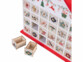 Calendrier de l'Avent réutilisable en bois à tiroirs "Maison"