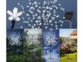 Cerisier solaire à LED 150 cm avec 152 fleurs