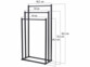 porte serviette sur pied