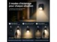 2 appliques murales solaires LED 240 lm WL-105.solar avec détecteur de mouvement