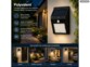 2 appliques murales solaires LED 240 lm WL-105.solar avec détecteur de mouvement