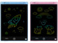 2 ardoises tablettes LCD 10" - bleue et rose