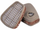 2 filtres à gaz pour masque de protection respiratoire