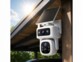 Caméra de surveillance solaire double objectif PTZ 4G/LTE IPC-920.lte