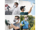 Masque de protection respiratoire réutilisable AS-100 mis en situation avec différentes utilisations