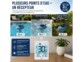 Thermomètre de piscine solaire PT-315 avec écran LCD sans fil
