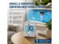 Thermomètre de piscine solaire PT-315 avec écran LCD sans fil