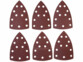60 patins papier de verre P40 - P240 pour ponceuses Delta & triangulaires 