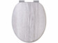 Abattant de WC - aspect bois clair