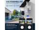 Caméra de surveillance solaire connectée Pan-Tilt 2K IPC-945