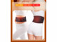 Ceinture lombaire chauffante et massante rechargeable