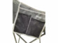 zoom sur la poche de rangement de la chaise de camping pliable duo