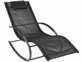 Chaise longue à bascule vu de 3/4 face