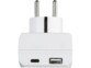 Chargeur secteur USB-C et USB-A avec prise déportée