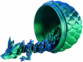 dragon imprimé en 3D articulé sortant de son oeuf