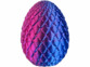 oeuf de dragon imprimé en 3D vu de face