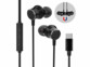 Écouteurs intra-auriculaires magnétique filaires USB-C