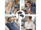 Écouteurs intra-auriculaires filaires USB-C en situation dans différents envirronnements