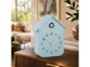 Horloge à coucou en bois - coloris bleu