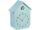 Horloge à coucou en bois - coloris bleu