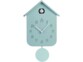 Horloge à coucou en bois - coloris bleu