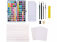 Kit d'aquarelle 100 couleurs avec 3 pinceaux et papier
