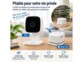 Mini caméra connectée IP 2K IPC-245 avec vision nocturne IR et support 360°