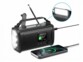 Radio de secours SOL-1555 avec dynamo, batterie externe 20000 mAh et lampe LED