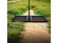 Rateau de nivellement pour pelouse zoom en action