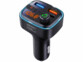 Transmetteur FM allume-cigare avec bluetooth 5.4 et mains libres vu de dessus