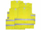 4 gilets jaunes de signalisation EN ISO 20471