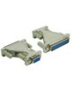 Adaptateur DB9 femelle / DB25 femelle