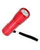 Mini lampe de poche rouge - 9 LED