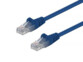 Câble réseau bleu RJ45 cat. 5e U/UTP 1,5 m de la marque Goobay