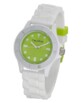 Montre analogique Newave modèle blanc/anis