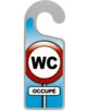 Plaque de porte ''Wc Occupé''
