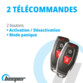 Deux télécommandes Beeper à 2 boutons activation désactivation et mode panique