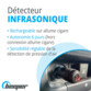 Détecteur infrasonique Beeper rechargeable sur allume-cigare avec autonomie 6 jours