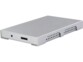 Vue sur le port Micro-USB-B avec voyant de fonctionnement du boîtier SSD