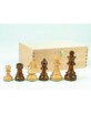 Pièces d'échecs en bois - 76 mm